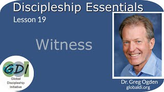 Lesson 19 Witness