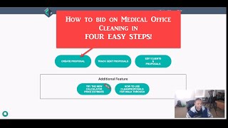 How to bid on Medical or Dental Office Cleaning in four easy steps!