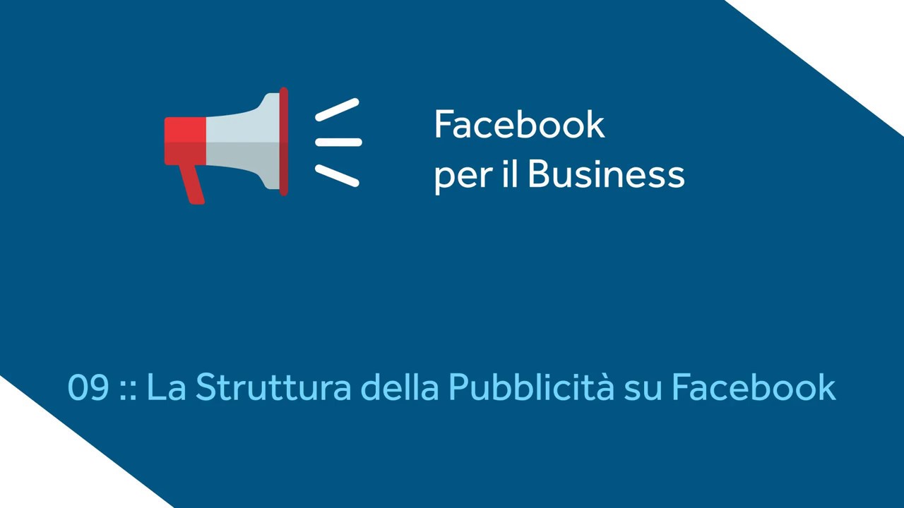 09 [Facebook Ads Tutorial] La struttura della pubblicità su Facebook