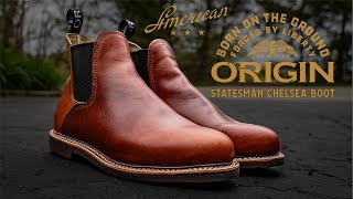Unboxing the Only Chelsea Boots that are 100% Made in USA | Origin USA Statesman Latigo Leather