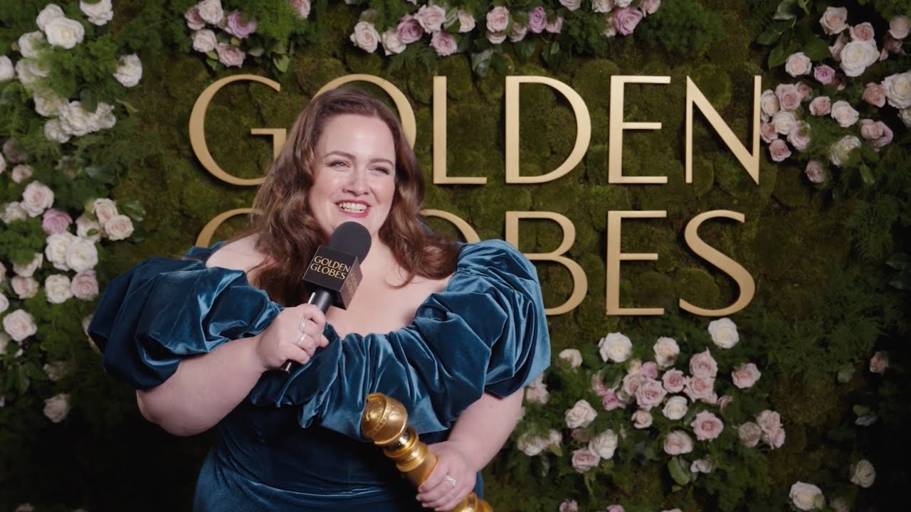 jessica gunning golden globes dress Jessica Gunning Winner Interview