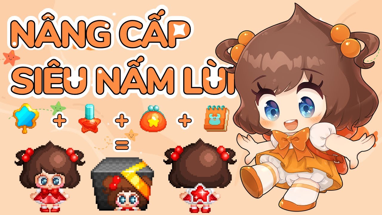Boom Online Crazy Arcade - NÂNG CẤP SIÊU NẤM LÙN