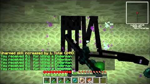 MineCraft Tekkit Enderman Farm!!!