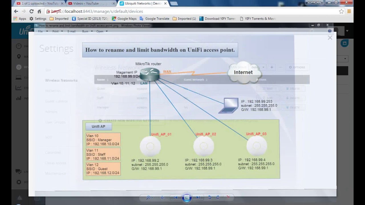 How to rename and limit bandwidth on UniFi access points 02 YouTube