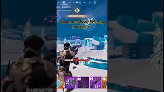 Banner Icon Never Returning To Fortnite | #fortnite  #shorts