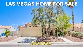 Las Vegas Single Story Home For Sale | No HOA + 4 Bedrooms