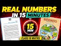 📚 Real Numbers In 15 minutes 🔥One Shot Class 10 | NCERT Full Concept Clear 2026 Full Explanation 