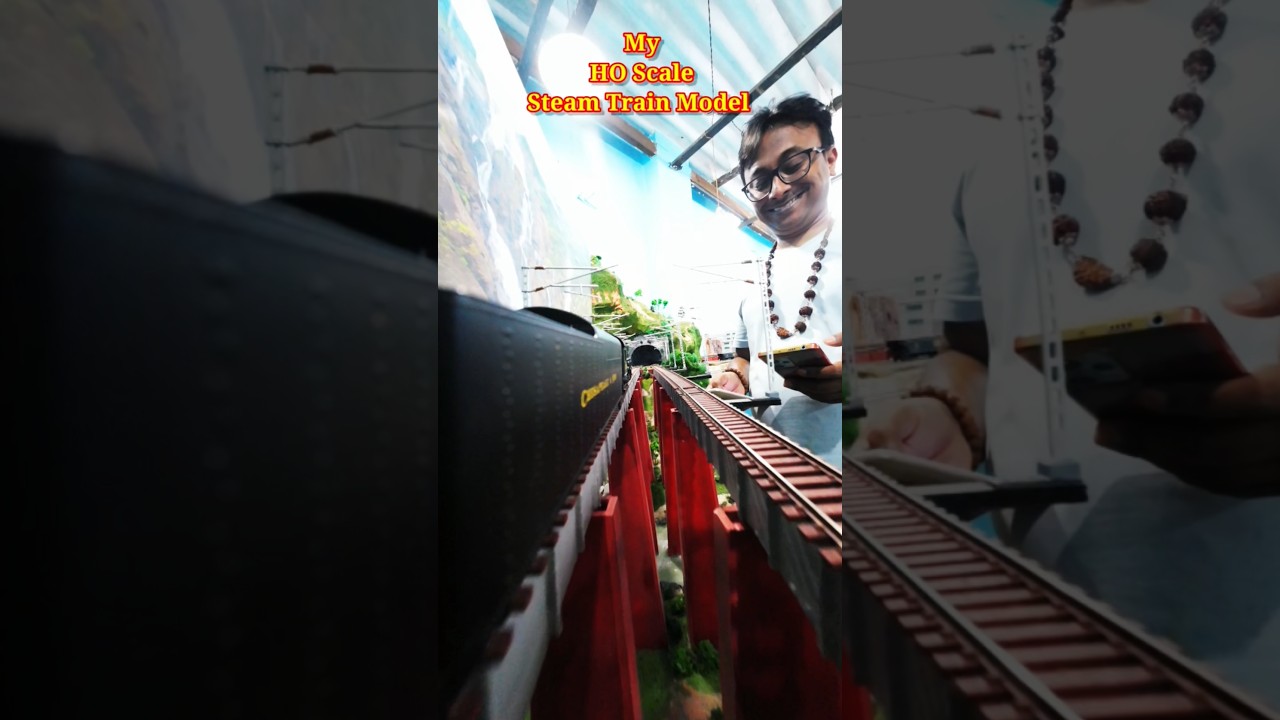 Indian Railways ICF Coach Model | HO Scale Steam Loco🔥 | train video 