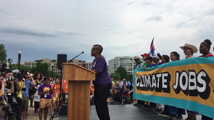 Judith Howell at the People's Climate March