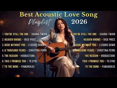 Top Acoustic Love Songs Cover Playlist 2026 ❤️ Smooth Acoustic Cover Of Popular Love Songs 💞