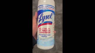 Lysol Disinfecting Wipes Crisp Linen