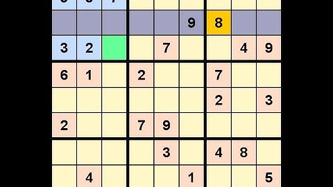 How to Solve New York Times Sudoku Hard June 18, 2022