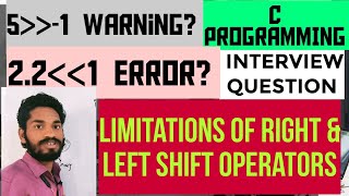 Celebrity TRICKY C PROGRAMMING MCQ❤..also covered limitations of shifting operators Net Worth