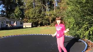 Eliza + trampoline + slo-mo