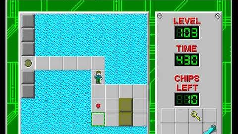 CCLP2 level 103 solution - 392 seconds