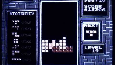 NES Tetris - 999,999pts