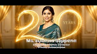 20 Years of Academic Excellence | The Inspiring Journey of Sushma Boppana
