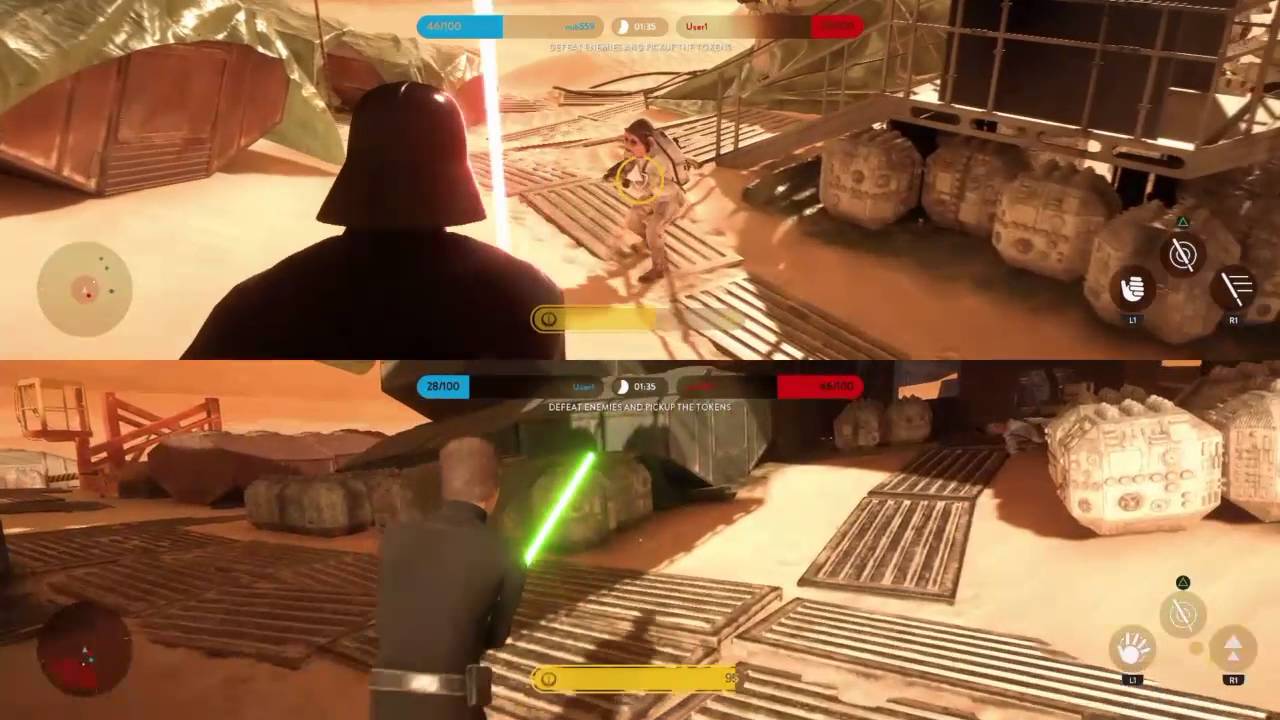Battlefront 2 player mode Hero's battle - YouTube
