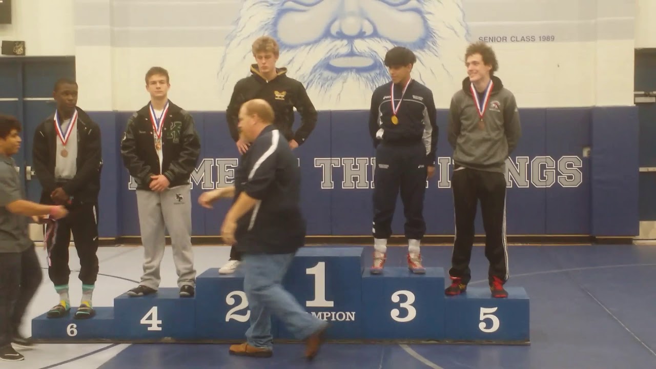 Humble High School Wrestling 2017 Larenzo Mays wins Region headed to Texas HighState Meet