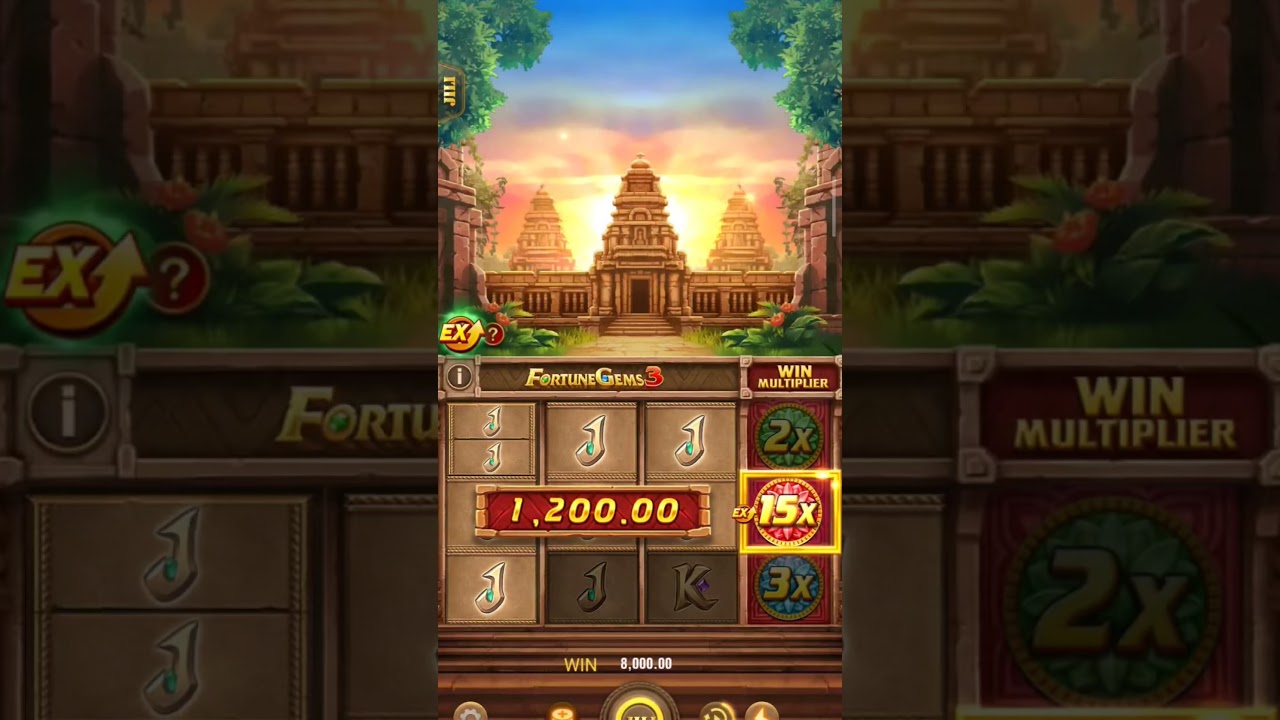 FORTUNE GEMS 3 trick || mega win                        