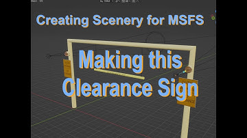 Creating Scenery for MSFS: Making a Clearance Bar and flashing lights