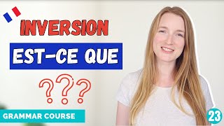 How To Ask a Yes-No Question In French // French Grammar Course // Lesson 23 🇫🇷