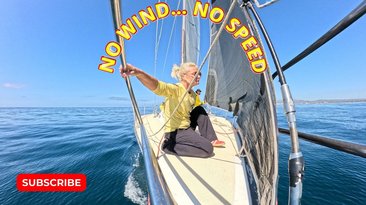 Zero Wind Chaos! Coastal #7 Oceanside Yacht Club Race Start - YouTube