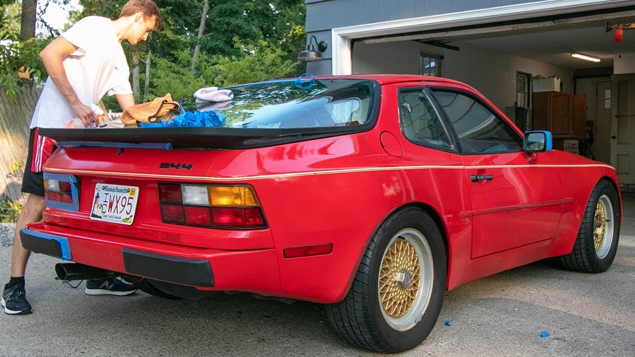 Simple Paint Correction Transformed This Neglected 1985 Porsche 944 ...