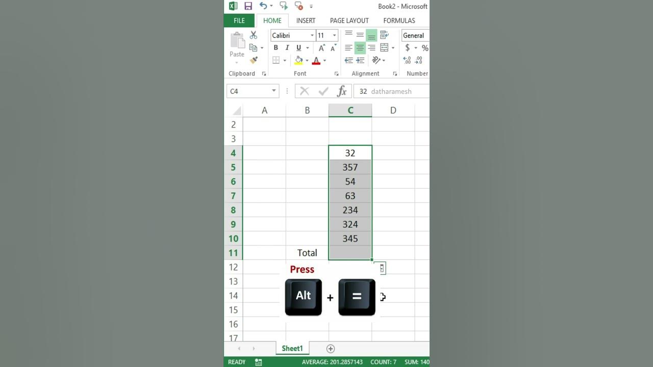 Autosum Shortcut Key In Excel shorts autosum excel YouTube autosum-shortcut-key-in-excel-shorts-autosum-excel-youtube