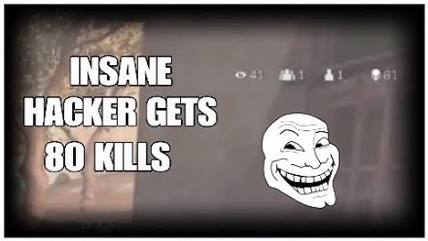 Warzone: INSANE Hacker Gets 80 Kills