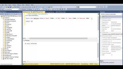 Calculate Running Total Salary In SQL Server