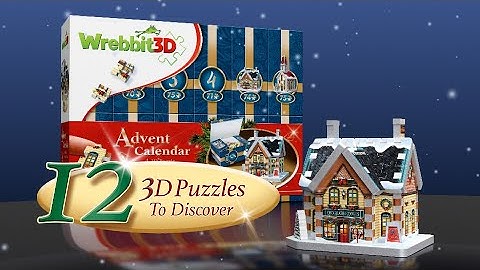 From Pieces to a Winter Wonderland: The 3D Puzzle Advent Calendar