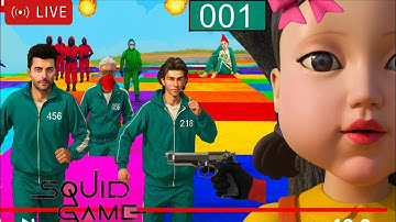🖥️064 SQUID GAME LIVE STREAM |🖥️ LEVEL 1 2025TO FINAL ROUND |😈ANDROID GAMEPLAY🔥