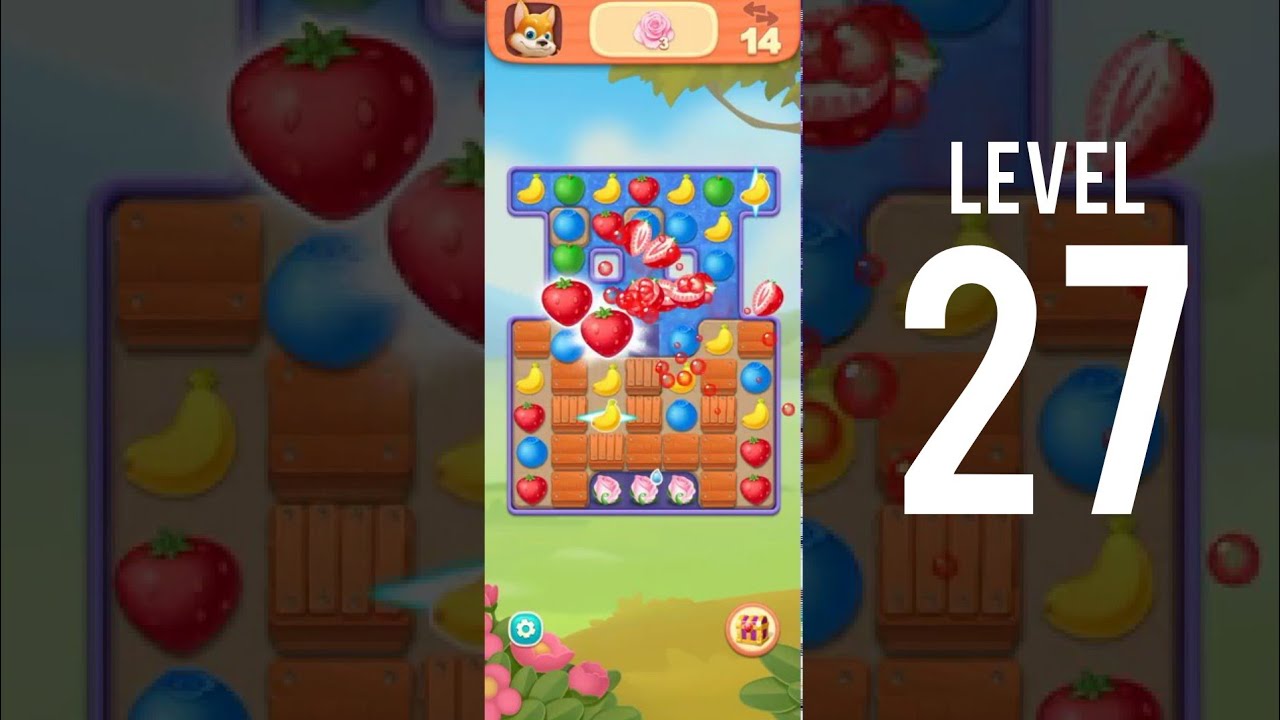 Fruit Link - Line Blast - Level 27 GamePlay