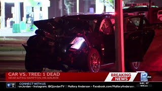 Milwaukee crash deadly crash Milwaukee 84th and Hampton crash Milwaukee north side crash sing