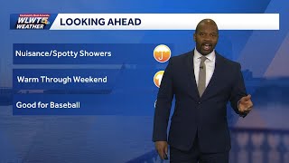Nuisance Shower Threat, Warm And Dry Cincinnati