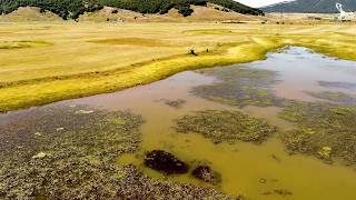  Altopiano Di Rascino, il Lago - spettacolari riprese aeree - 25-07-2019