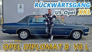 Opel Diplomat B V8 Lang  Der USOpel XXL mit Luxus, Technik & Tricks | Rückwärtsgang | Garagengold