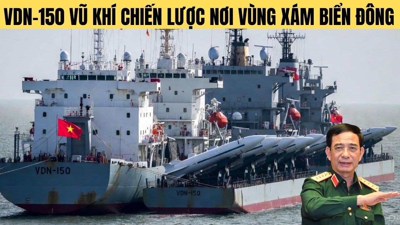 Việt Nam hạ thủy tàu VDN-150-03 chinh thức làm chủ công nghiệp hậu cần Biển Đông !