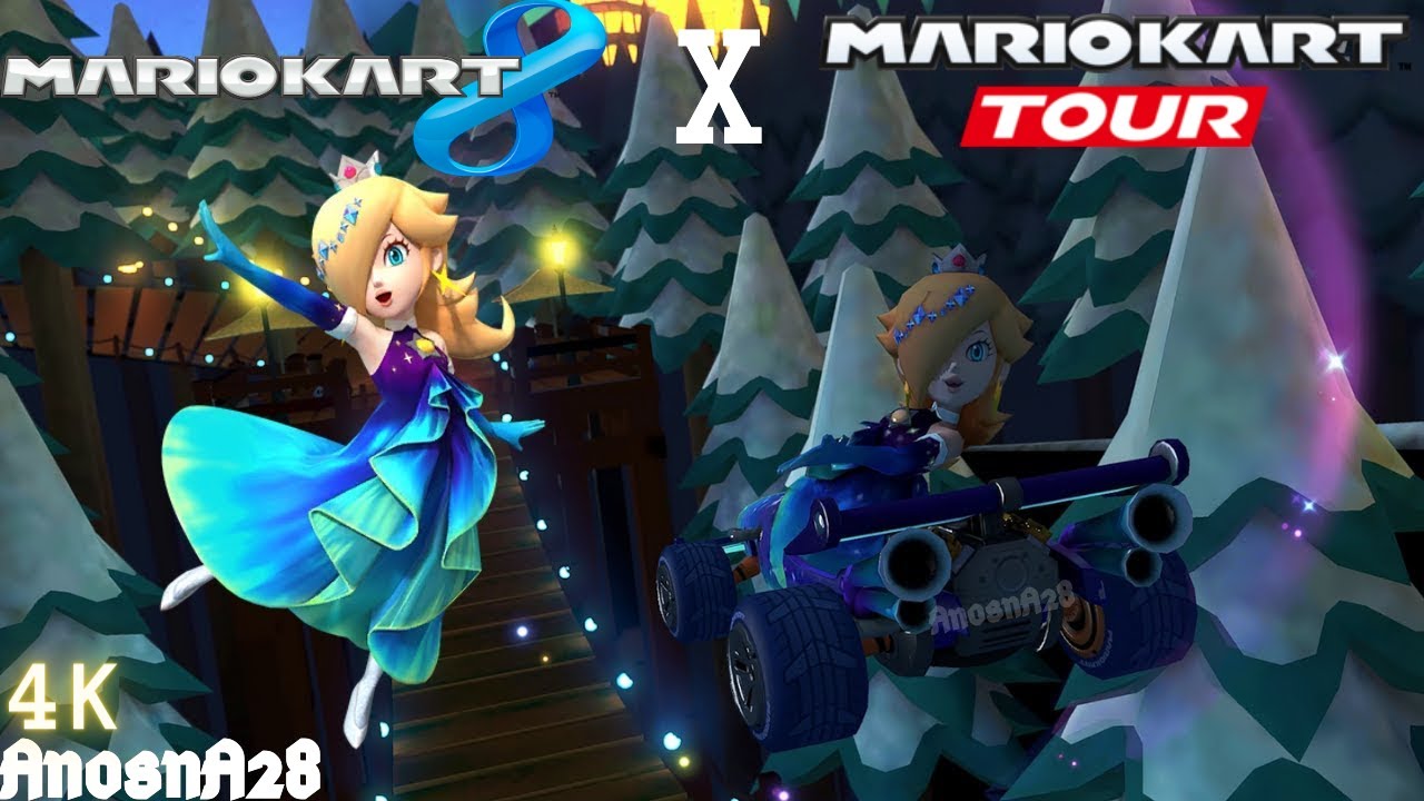 Mario kart 8: Rosalina Aurora From Mario Kart Tour [4K]