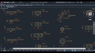 How to Draw Column Reinforcement | Columns Design | AutoCAD and ETABS