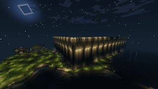 Medieval town Attack on Titan city wall build timelapse part 7 #shorts #minecraft #minecraftshorts