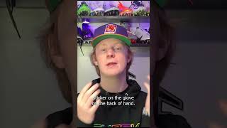 Justin Jefferson's UA Spotlight Gloves ... #shorts