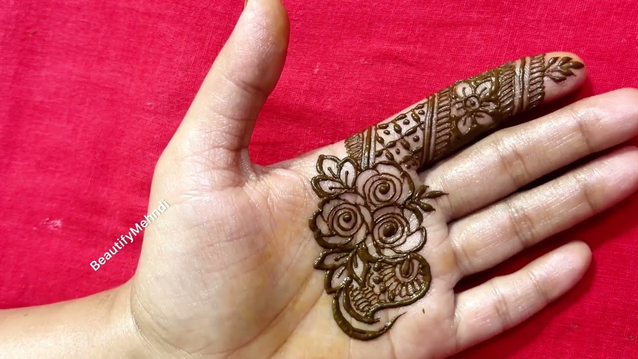 Front hand mehndi design /simple and beautiful cone designs /mendini design /mehandi /henna designs