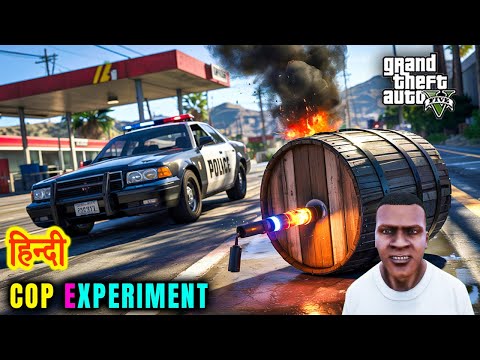 GTA 5 EXPERIMENT - COP & Military Experiment | Franklin
