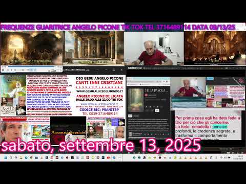 Bandicam 2 PC LIVE SABATO 13 09 2025 PREDICAZIONE 1 SAMUELE 20 SALMO 93 DIO GESU ANGELO PICONE 