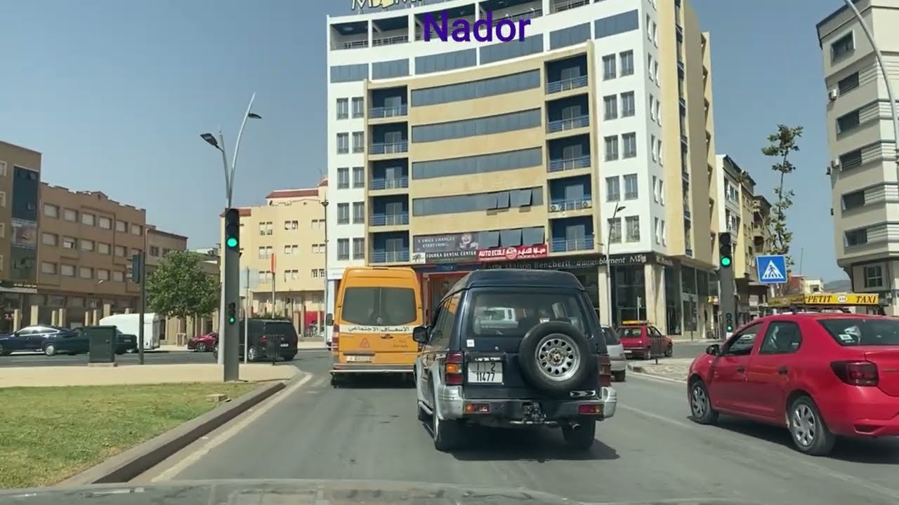 ROUTE NADOR  VERS SAIDIA PLAGE-الطريق الساحلية الناظور السعيدية