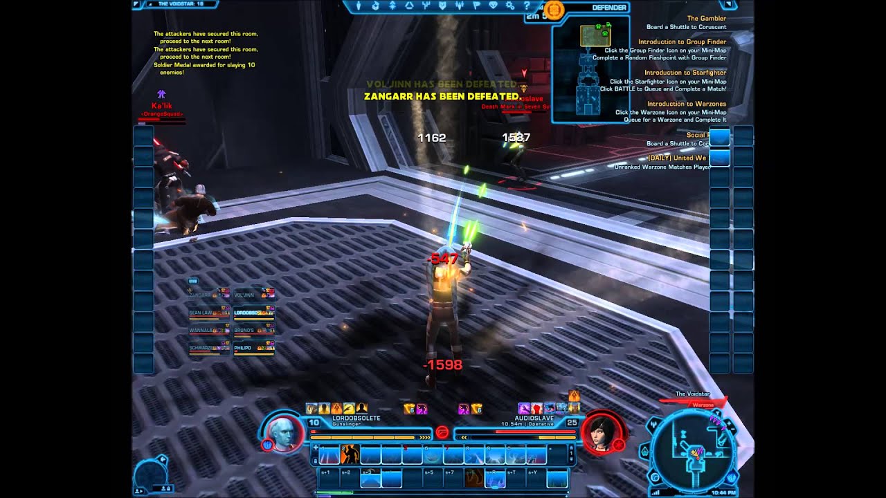 Lvl 10 Gunslinger First WZ (SWTOR PVP 2.8)