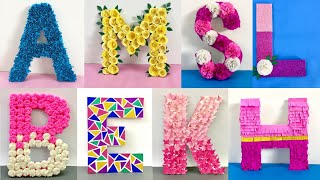 10 DIY 3D letters Decor ideas for any occasion at home and for home decor