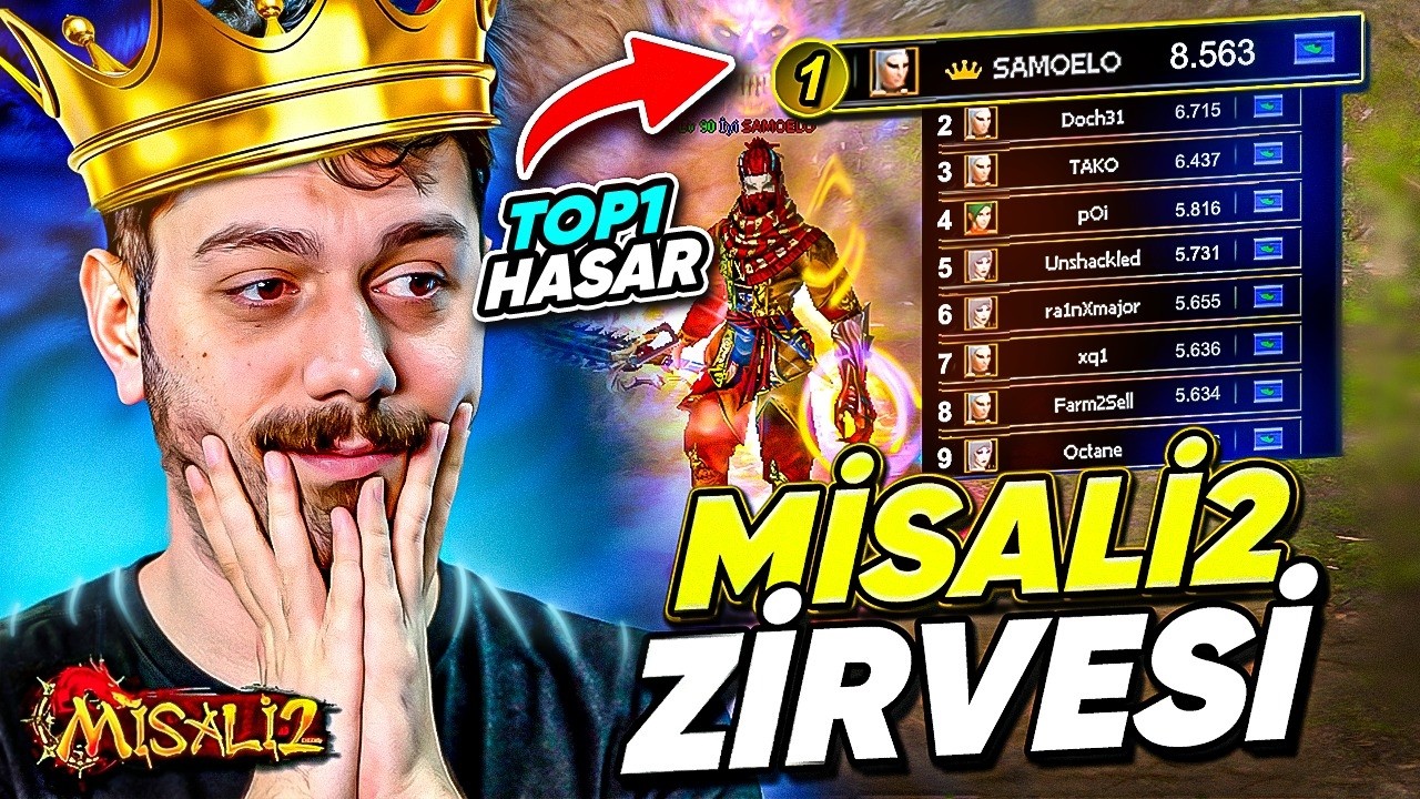 MİSALİ2 DE HASAR SIRALAMASINDA TOP 1 OLDUK ! (850 COR AÇTIK) | Metin2 - Misali2